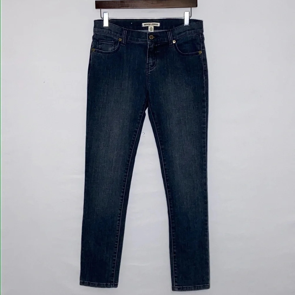 Andrew Charles Lace Up Leg Low Rise Jeans - Sz 28